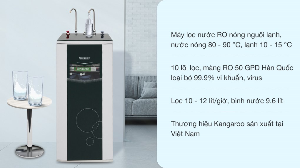 Máy lọc nước 3 chế độ RO Kangaroo KG10A3